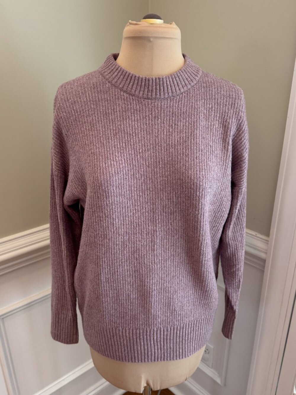 Old Navy SoSoft Mockneck Dark Lavender Sweater - Size S